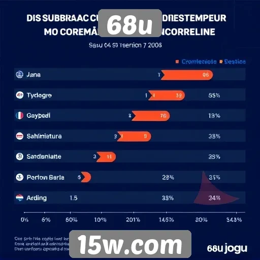 Desempenho do site 68u em comparação com concorrentes