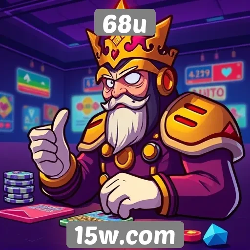 Experiência do usuário no site 68u para jogos
